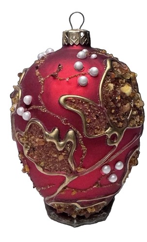 Egg hand decorated christmas - egg,