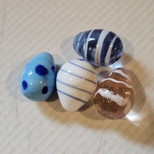 Blown glass eggs easter - easter, spring