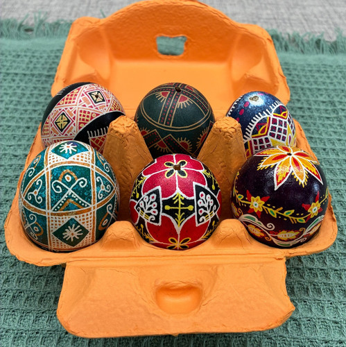 Set hand painted vintage - painted,